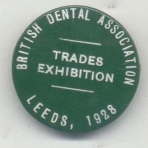 British Dental Trades association exhibition Leeds 1928 Dentist