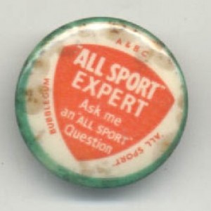 A&BC; Bubble Gum All Sport Expert 1954