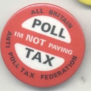 Poll Tax I'm not paying All Britain Anti poll tax Federation
