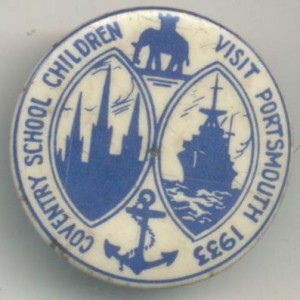 Coventry School children visit to Portsmouth 1933
