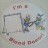 Disney Cast member blood drive badge - Donald & Daisy 'I'm a blood donor'