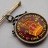 king george vi silver/enamel brooch