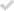 Tick icon